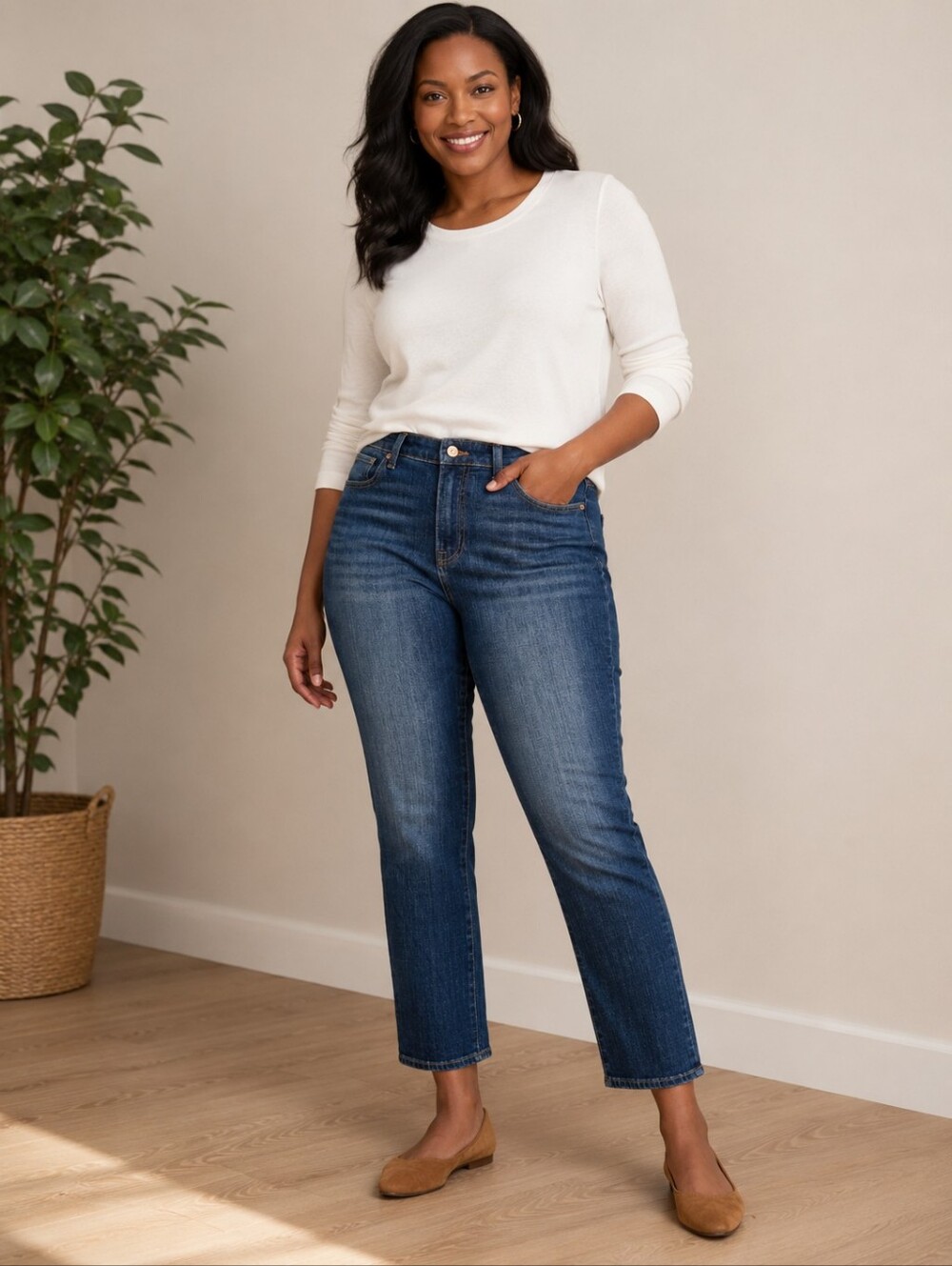 ❤️ NWOT! TALBOTS HIGH RISE STRAIGHT ANKLE JEANS, 10 (30)